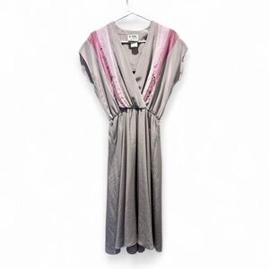 L.T.D‎ by Roberta Gray Vintage V-Neck Dress Size 5/6